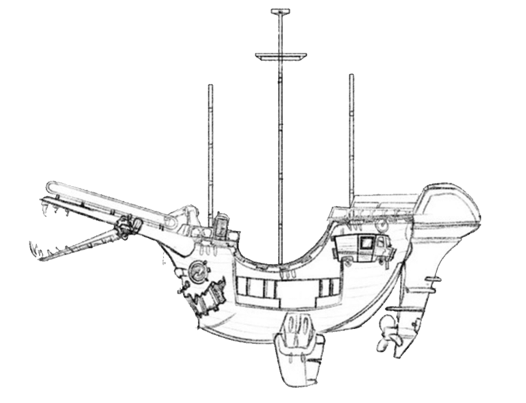 Fly mode side view